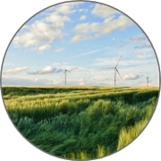 beautiful shot wind turbines cloudy sky eiffel region germany
